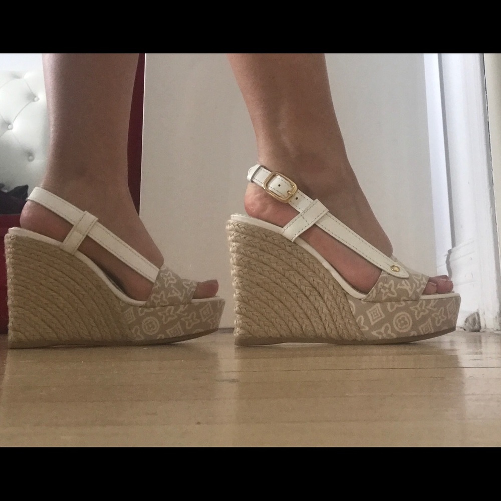 Louis Vuitton wedges